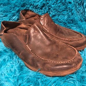 Olukai Moloa Men’s Leather Slip Ons 12